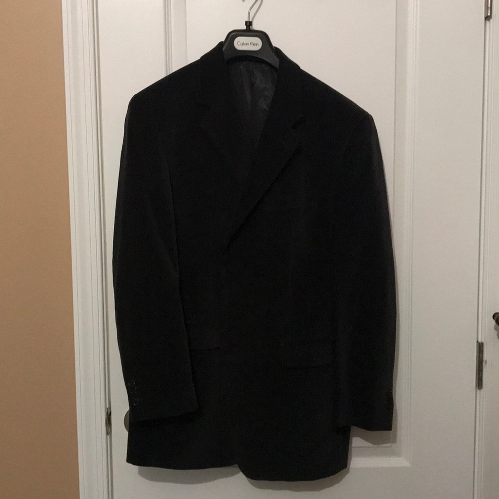 Calvin Klein Men’s Blazer velvet striped 40R
